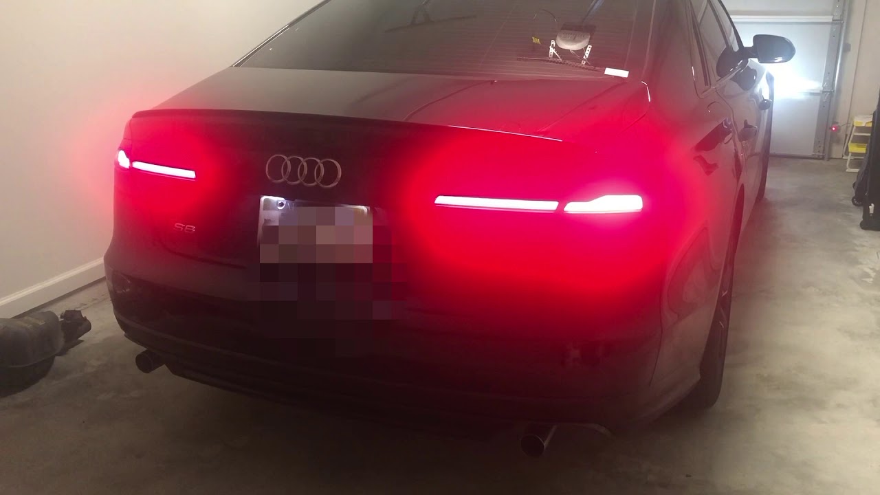 2017 Audi S8 Plus Rear Muffler and Mid Muffler Delete