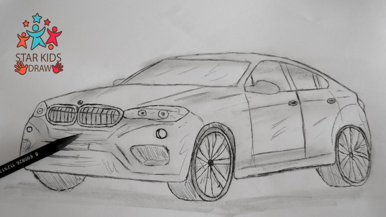 How to Draw Car BMW X6