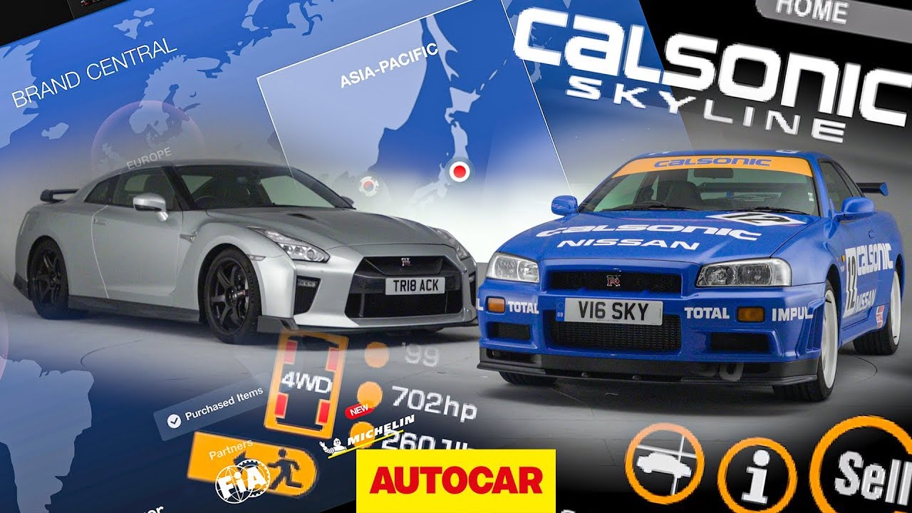 Nissan GT-R | R34 Skyline meets R35 GT-R (Litchfield) | Autocar Heroes