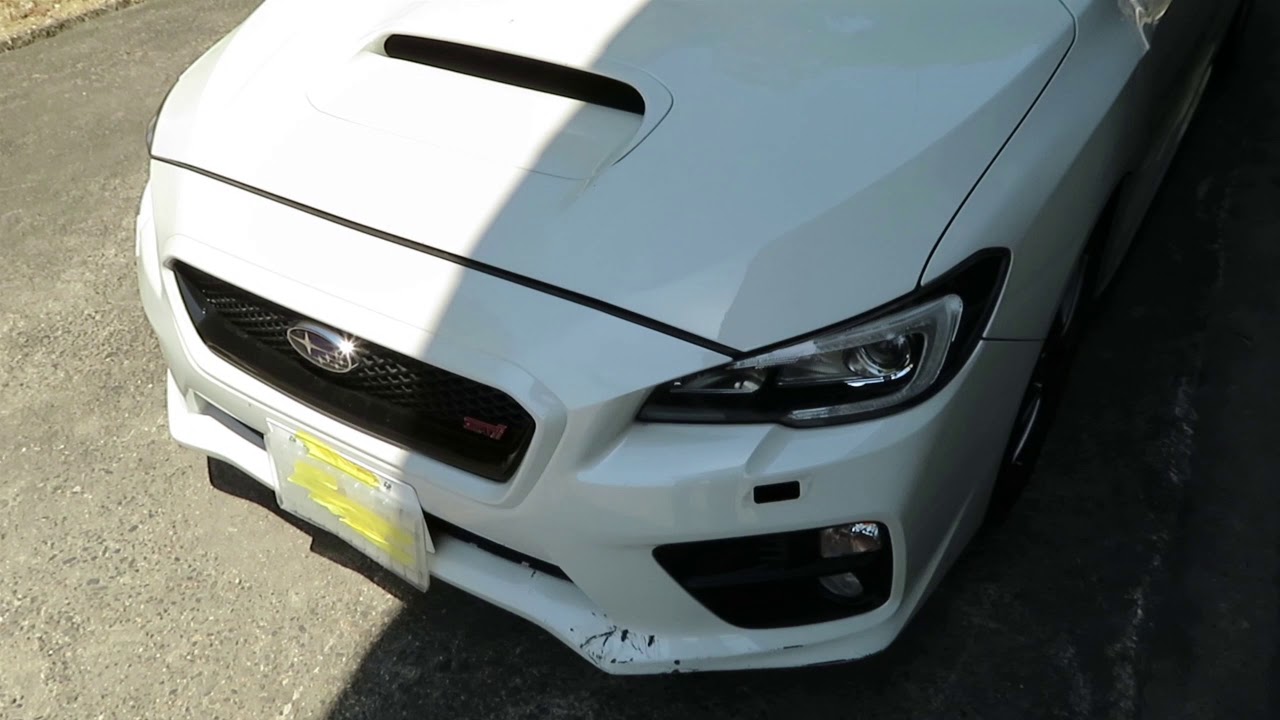 スバル　ＷＲＸ　ＳＴＩ（ＶＡＢ）事故りました。。。(´；ω；`)ｳｯ…