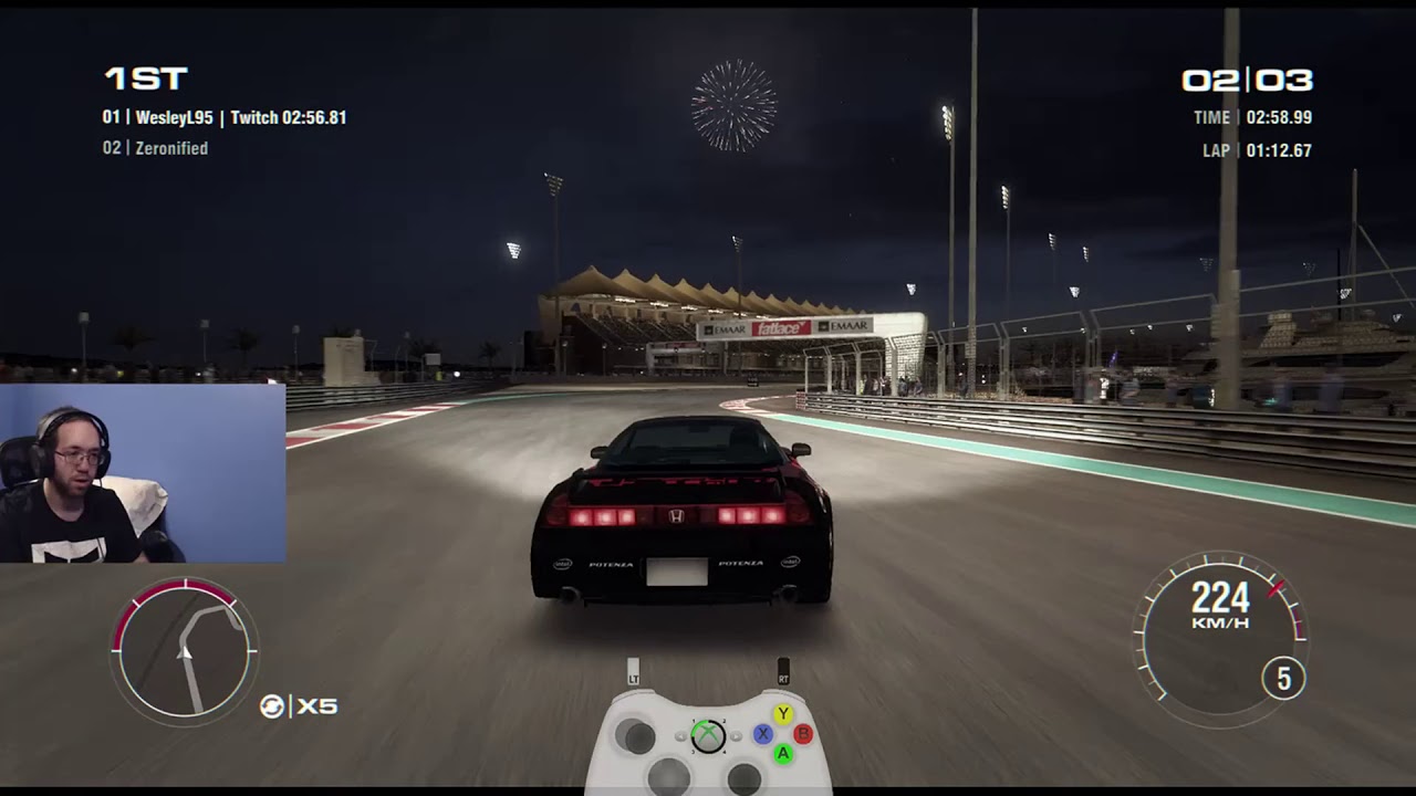 1:38.37 lap time on Yas Marina - GP Circuit T3 Honda NSX R