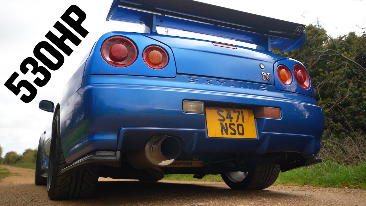 530HP Skyline R34 GTR - Single Turbo Conversion!