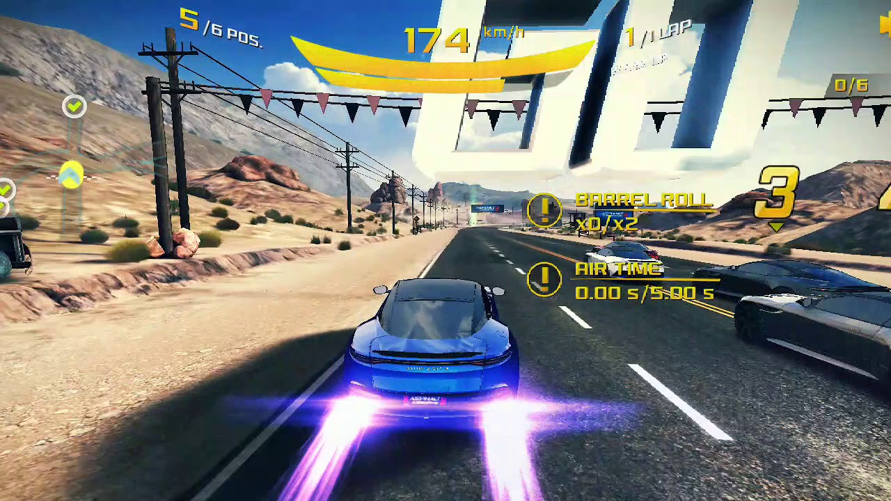 Asphalt 8: R&D Aston Martin DBS Lab 1 Test 4