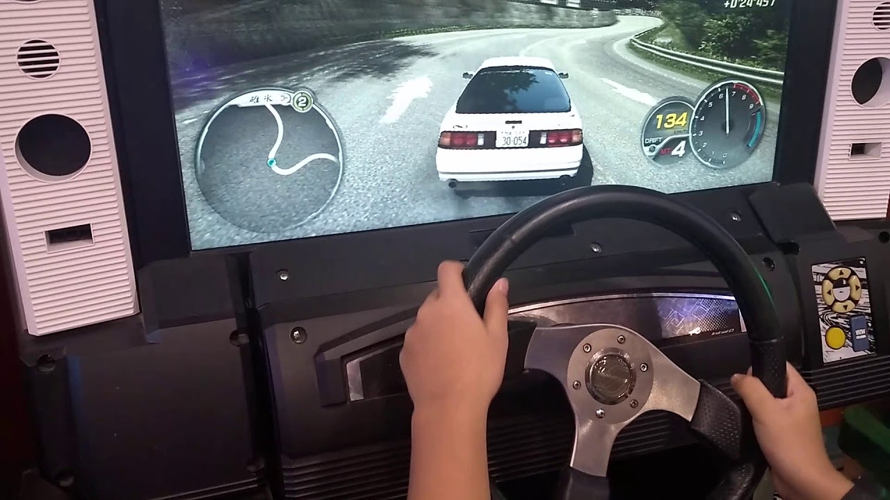 Initial D Arcade stage 8 | Mazda Rx7 Fc3s gameplay