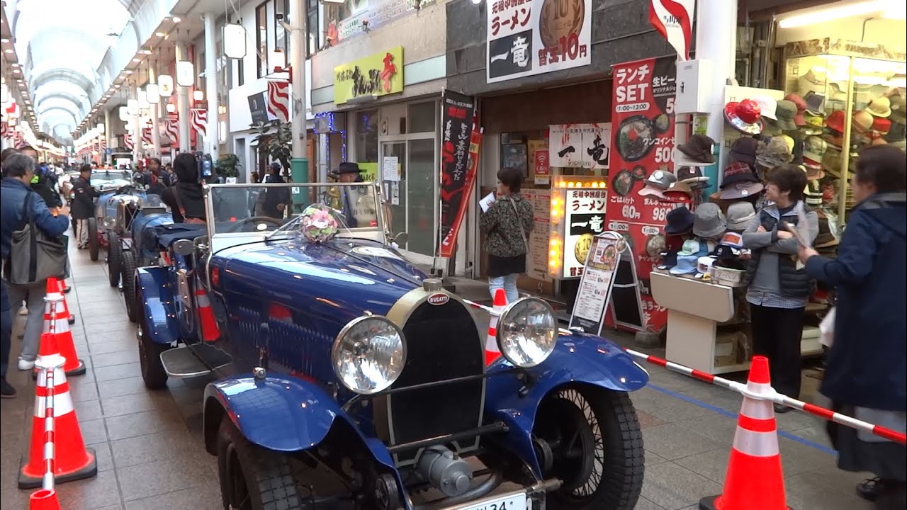 クラシックカー ラリーイベント☆博多川端商店街をスタート　JAL Classic Japan Rally 2019 HIRADO