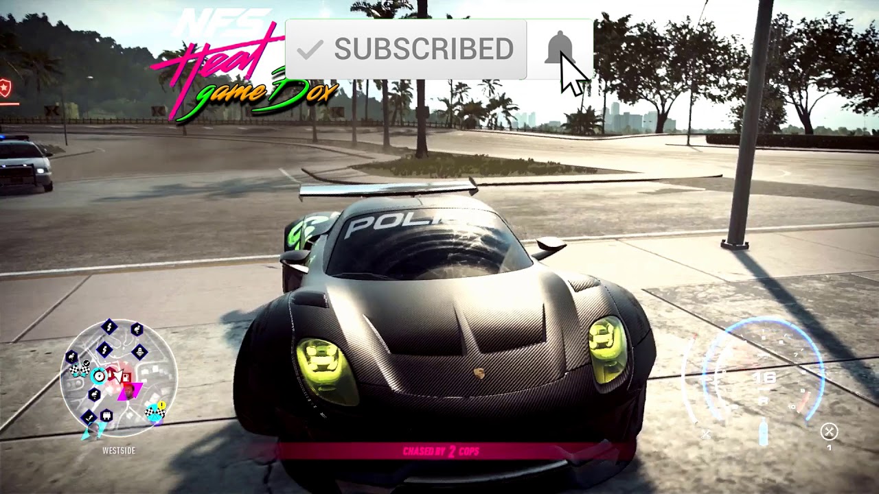 NFS HEAT Porsche 918 Spyder in wild police chase Bad end..!!