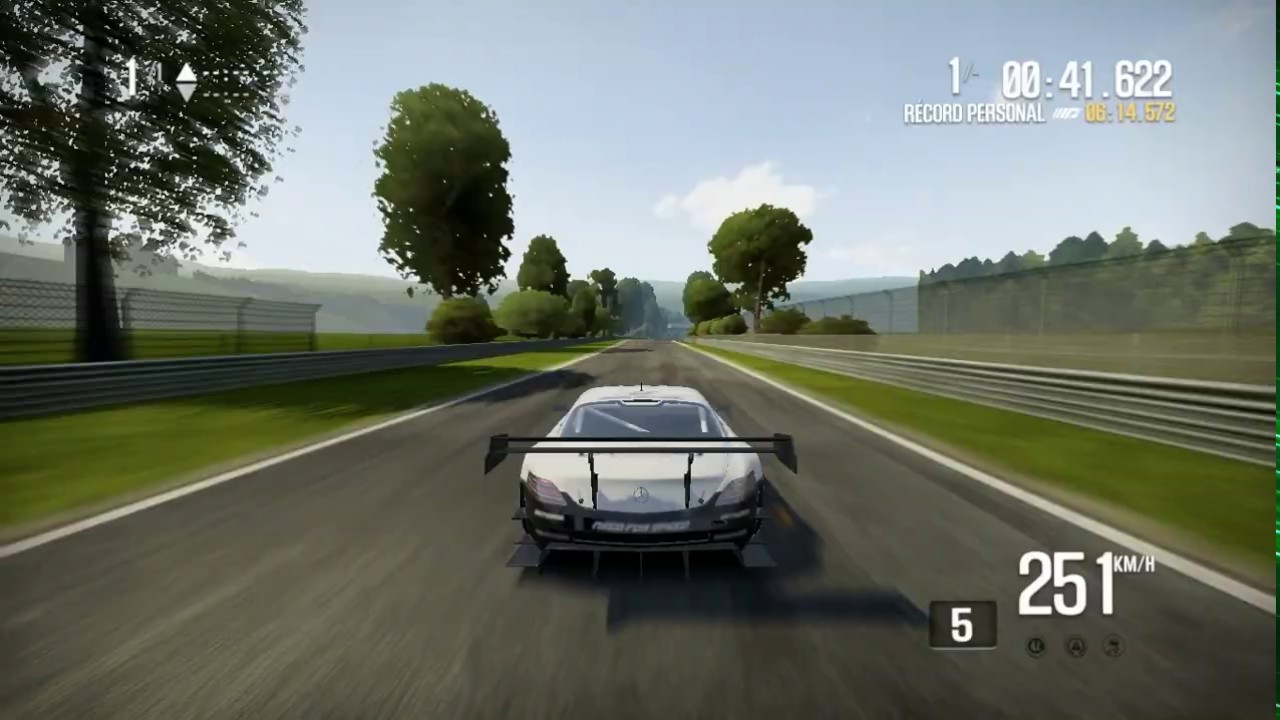 NFS SHIFT 2 Merdeces-Benz SLS AMG Top Speed 405km/h [720p] [60fps]