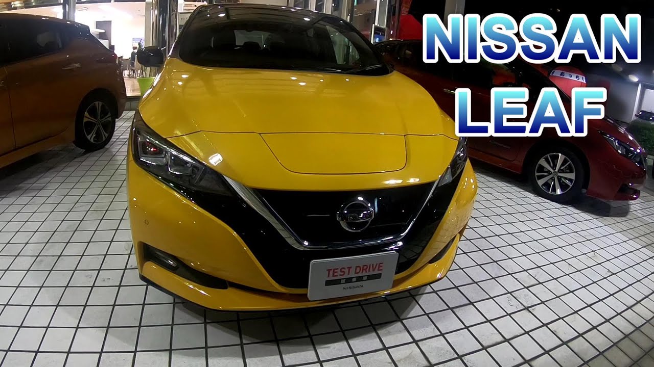 NISSAN LEAF G　2WD　Sunlight Yellow/Super Black 2 Tone