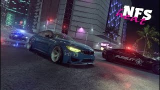 Police chase in Liberty Walk BMW M4 Coupe (Need for speed heat)