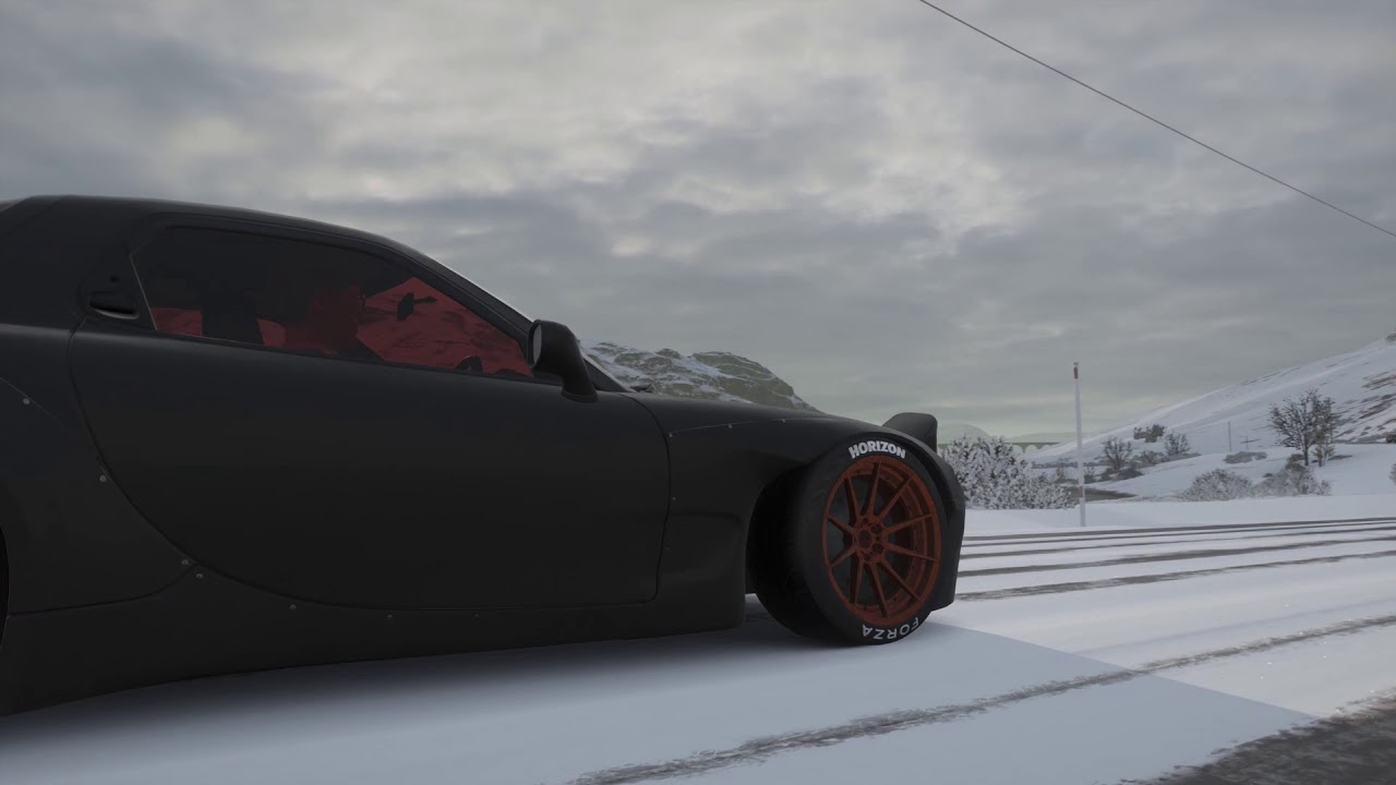 ROTARY POWER – MAZDA RX7 -WINTER CRUISE – FORZA HORIZON 4 – PC – 1080p