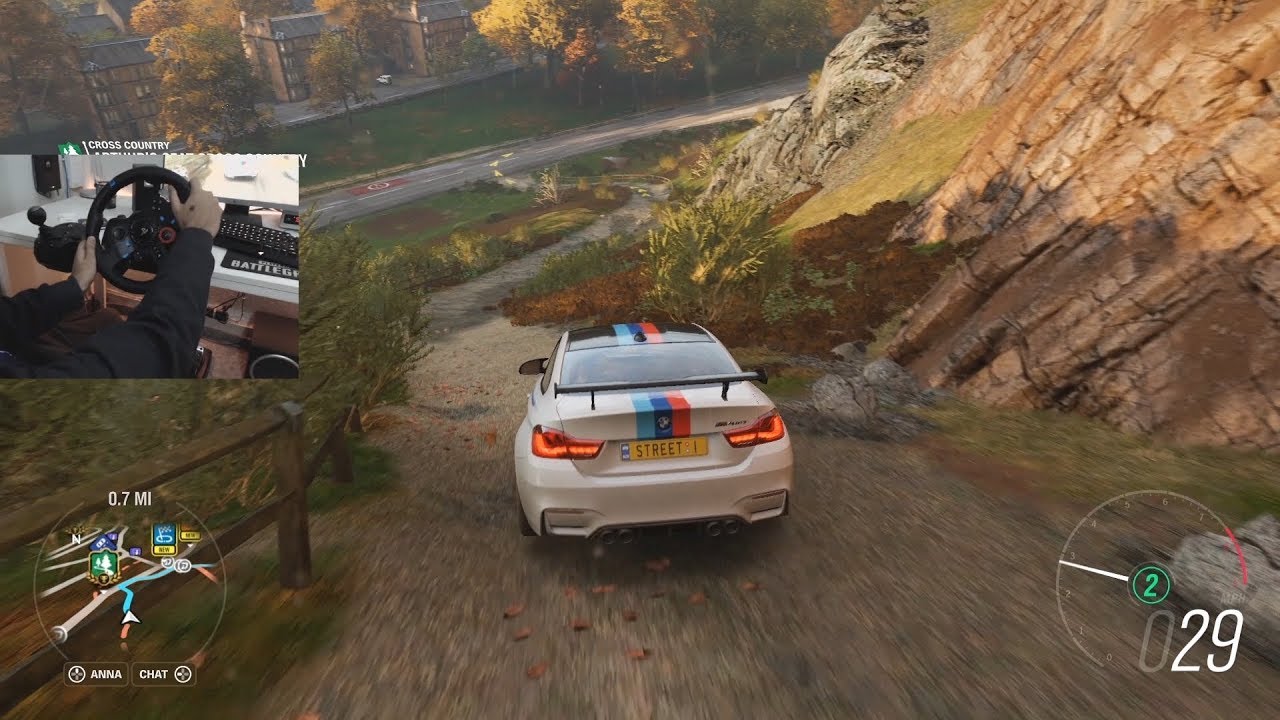 BMW M4 GTS Forza Horizon 4 - G29 steering wheel gameplay