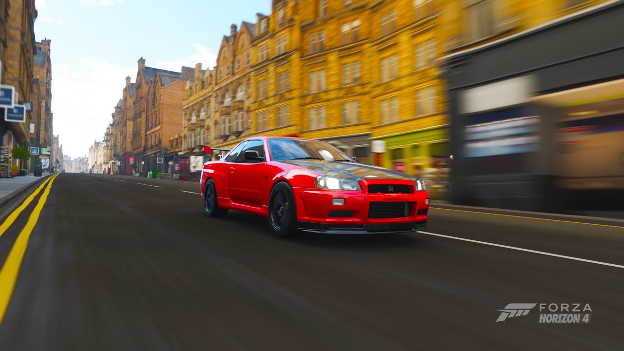 Drifting With Nissan Skyline GTR R34 | Forza Horizon 4