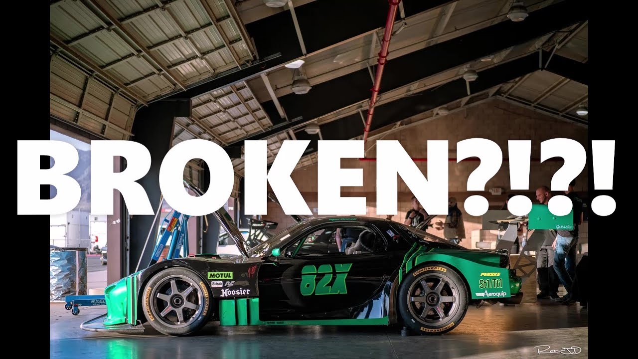 Drove 2500 miles just to break! 4 Rotor Mazda Rx7 Monster lightning Revs!