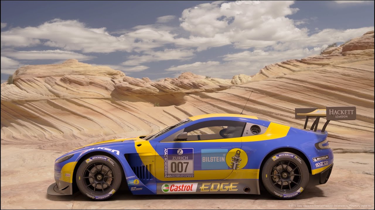 Gran Turismo Sport Aston Martin V12 Vantage GT3 '12 HD PS4 Replay