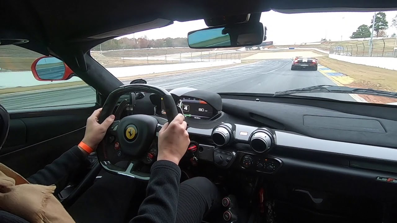 Hypercar Invitational: warm up laps in LaFerrari getting held up by Randy Pobst in Mclaren P1(humor)