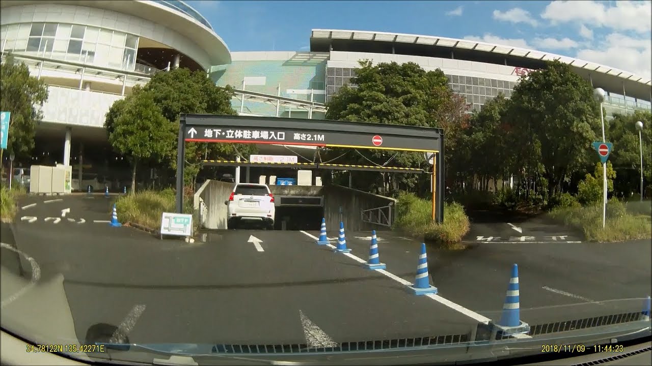 【前面展望】イオンモール伊丹 立体駐車場  Japanese parking lot - AEON MALL Itami