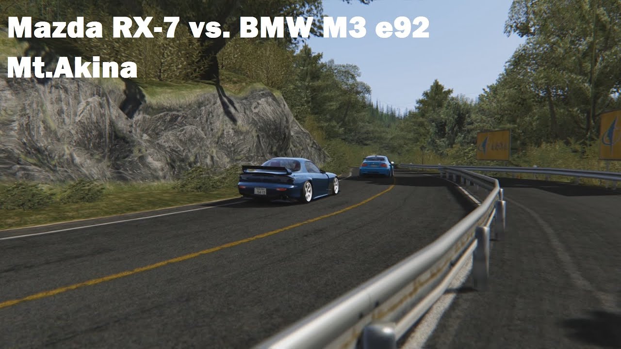 Mt.Akina drive#1-Racing to bottom with Mazda RX-7|AC Hotlaps#4