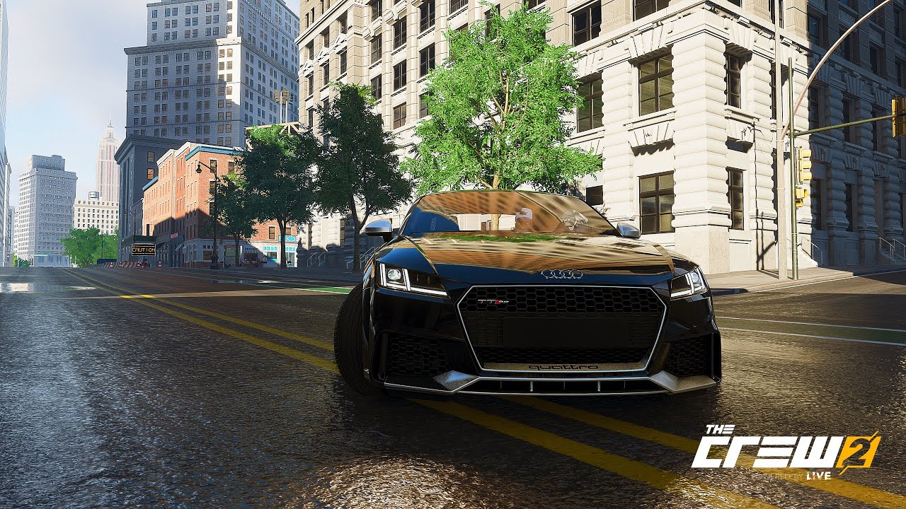 The Crew 2 AUDI TT RS crazy racing for Logitech G29 (Ultra Settings, 1440p)