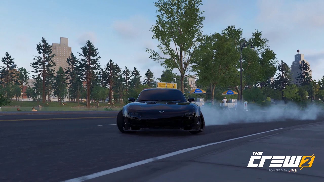 the crew 2  drift Mazda rx-7