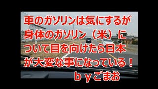 アルトワークス車のガソリンは気にするが身体のガソリン（米）について目を向けたら今の日本が大変な事に・・ｂｙごまお(´ω｀)