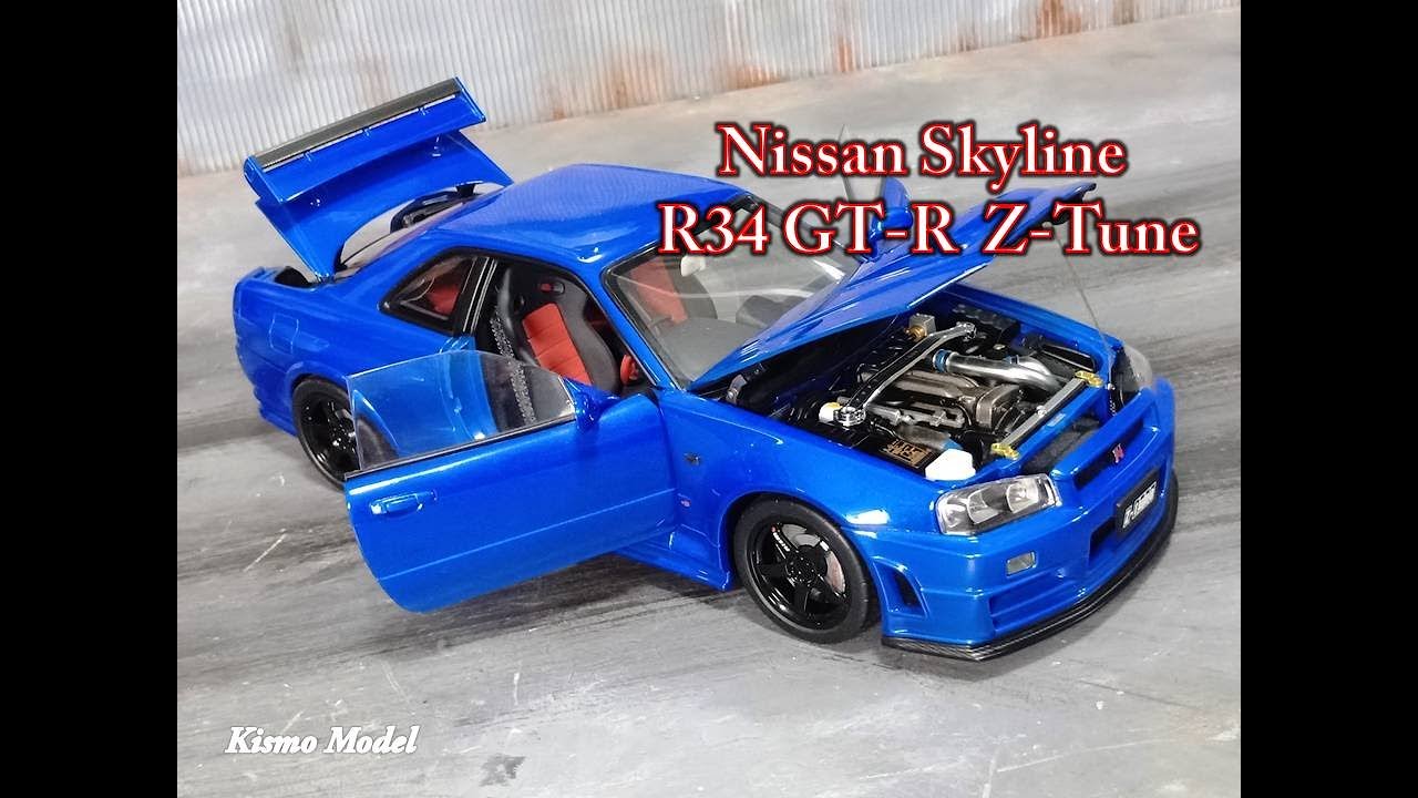 โมเดลรถ Autoart Nissan Skyline R34 GT-R Nismo Z-June Scale 1:18