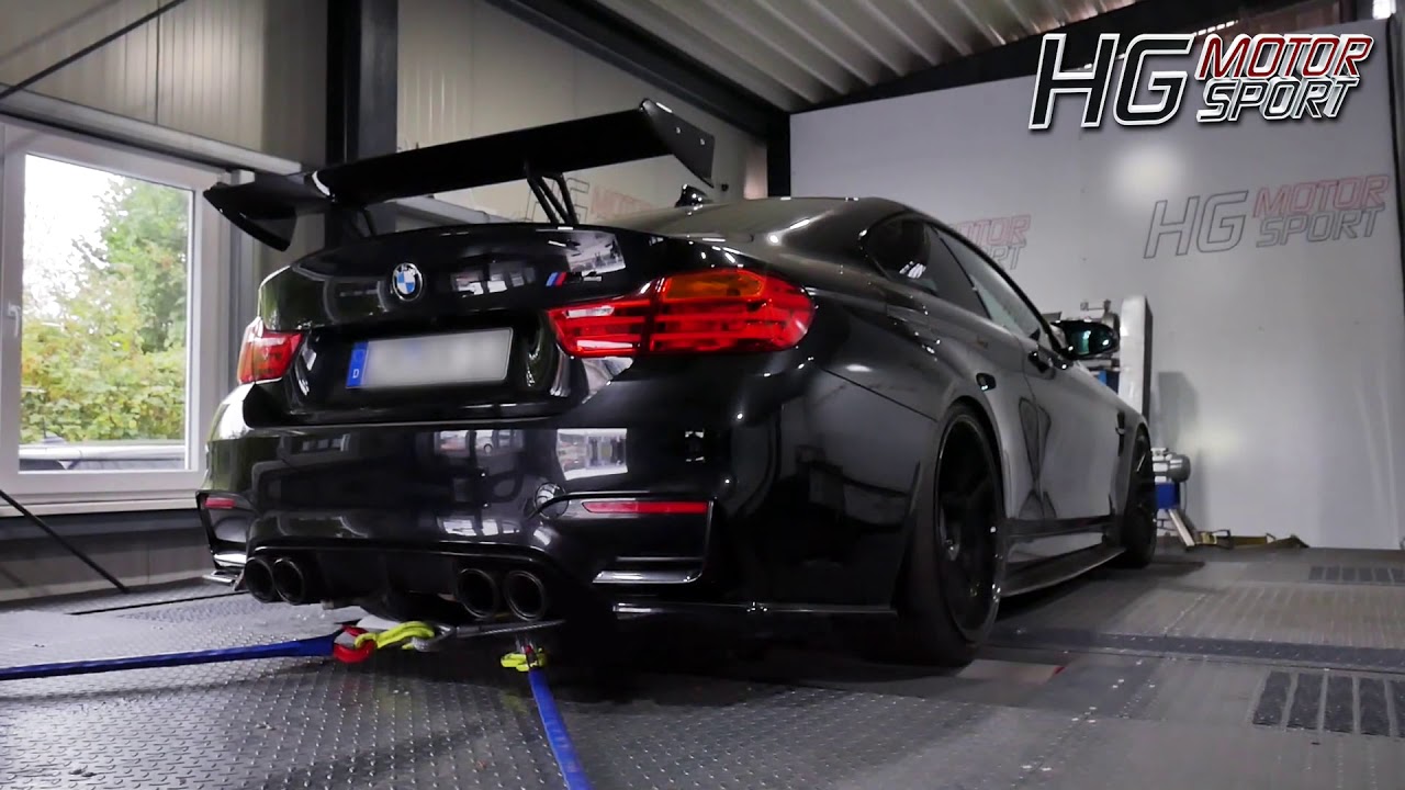 BMW M4 mit EGOX eksoz sistemi  MAHA  Dyno üzerinde HGMotorsport