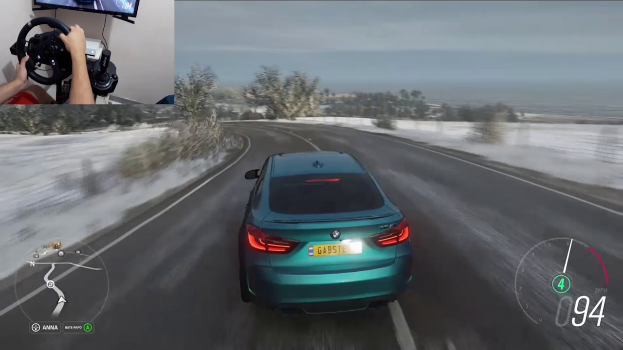 Bmw X6-Forza Horizon 4-Na Neve|Volante Logitech G920+Câmbio-H