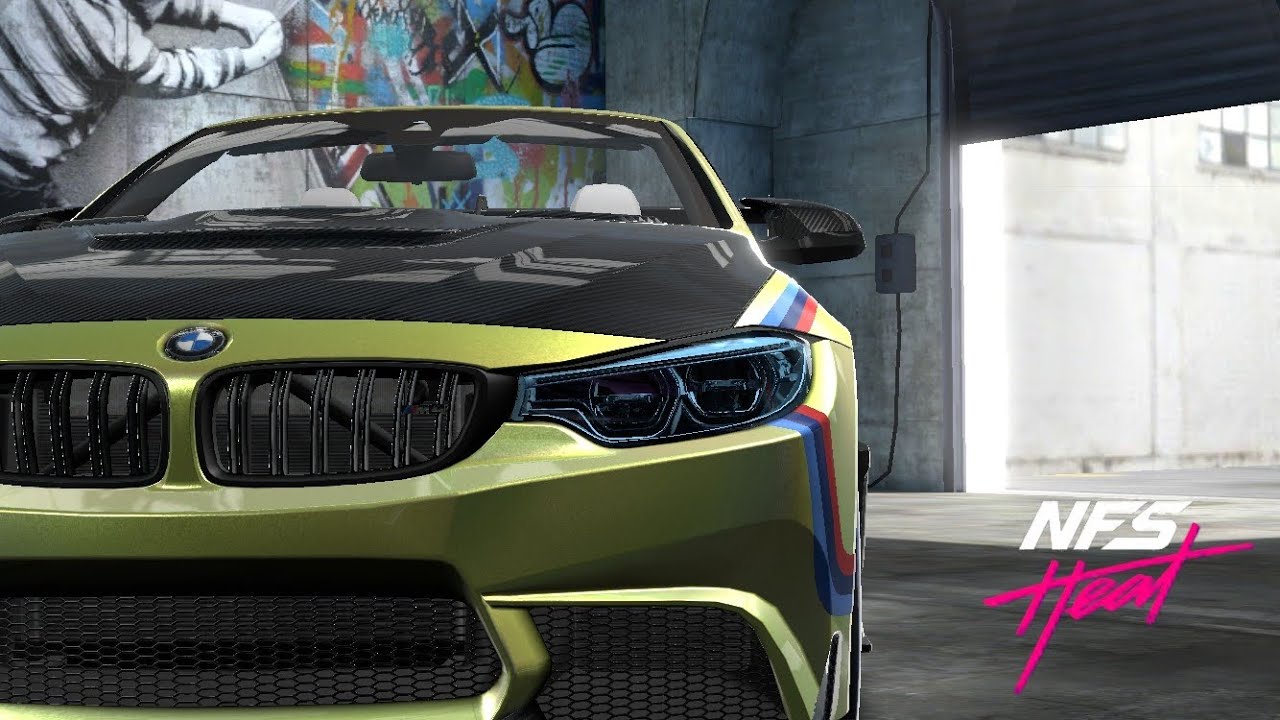 Bmw m4 convertible customnization nfs heat studio tuning 2020