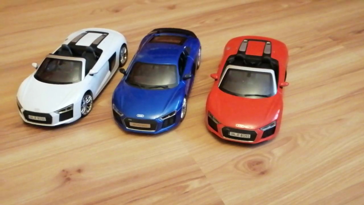 Comparison: AUDI R8 COUPE MAISTO Vs. Spyder Iscale 1:18