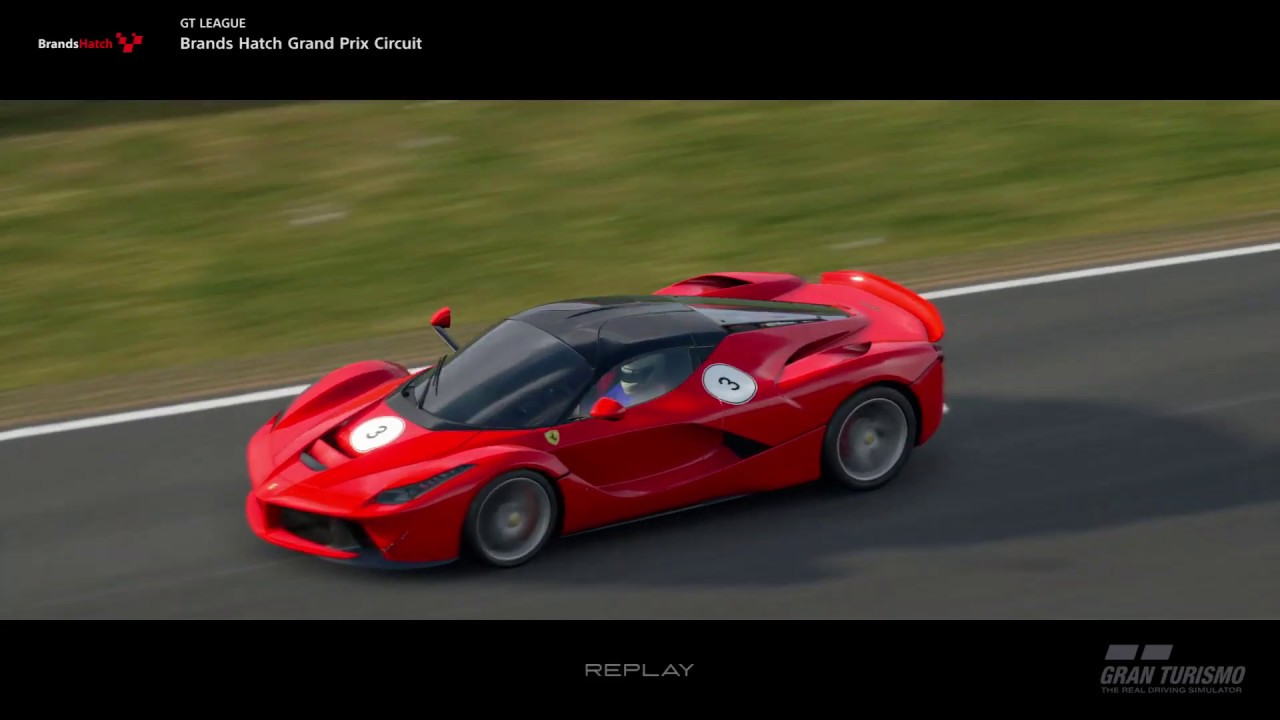 Gran Turismo™SPORT Ferrari LaFerrari 2013 on Brands Hatch Grand Prix Circuit