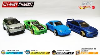 Hot Wheels, Range Rover Velar, Subaru Impreza, Porsche Carrera, Mazda RX-7, Review, #119