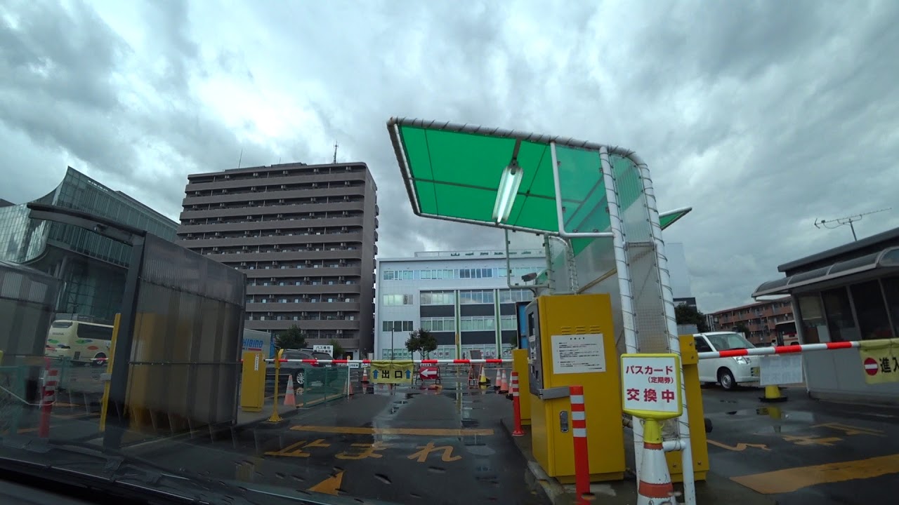 市営盛岡駅西口地区 平面駐車場(入庫⇒出庫)岩手県盛岡市【車載動画】JAPAN Parking Lot