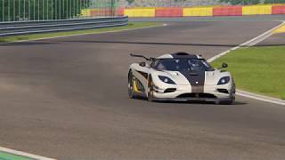 Koenigsegg One vs Ferrari LaFerrari  Spa Francorchamps Assetto Corsa