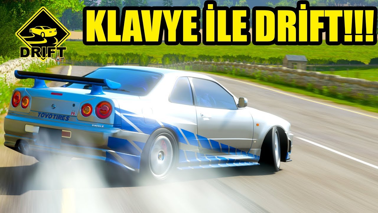 NISSAN SKYLİNE GTR R34 DRİFT!!! HIZLI VE ÖFKELİ!!! KLAVYE İLE DRİFT!!!