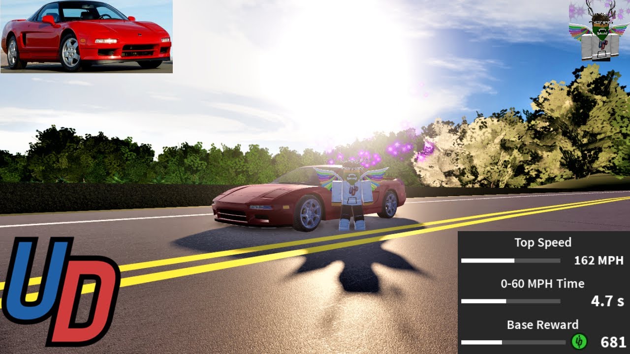 Review of the *NEW* Honda NSX in Ultimate Driving Roblox!