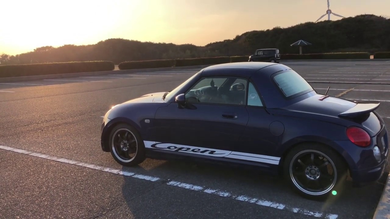 コペン をオープンにして角島までドライブしました。絶景スポットにも行きました^_^