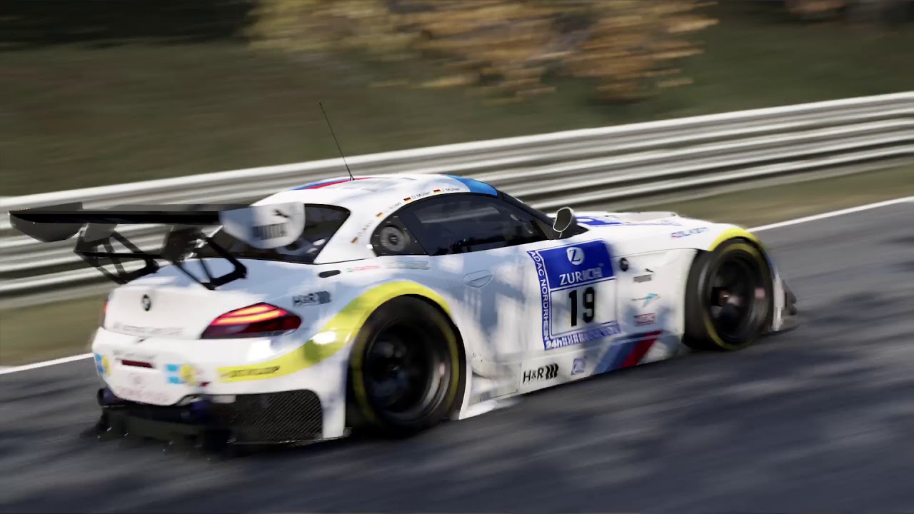 1 lap around Nurburgring in BMW Z4 GT3