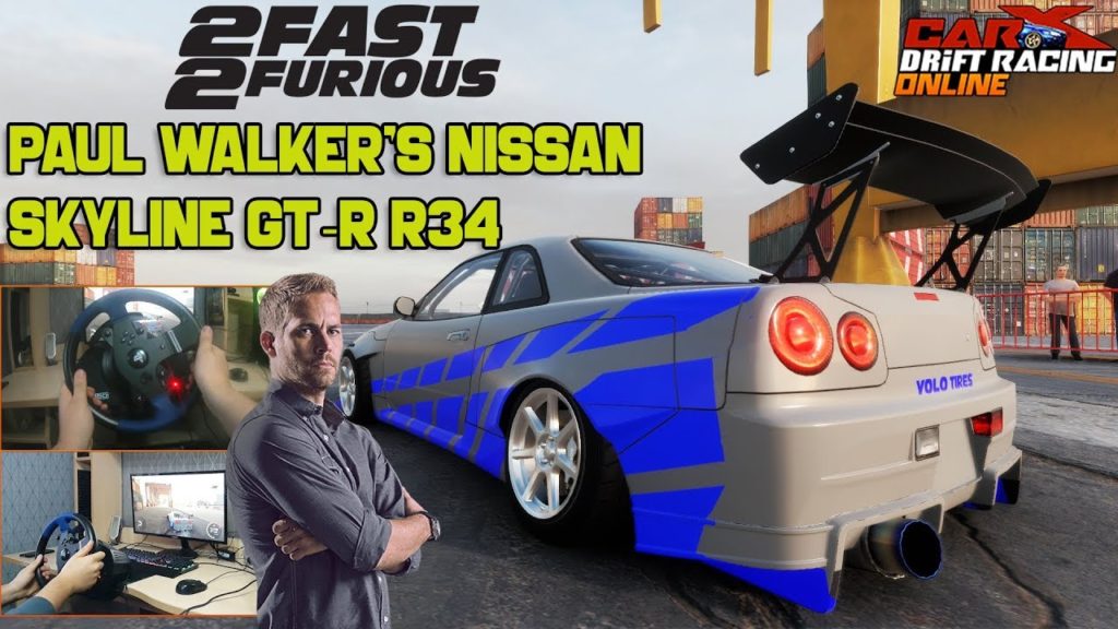 Paul Walker's Nissan Skyline R34 GTR - Assetto Corsa Graphic Mod - Logitech  g29 gameplay 