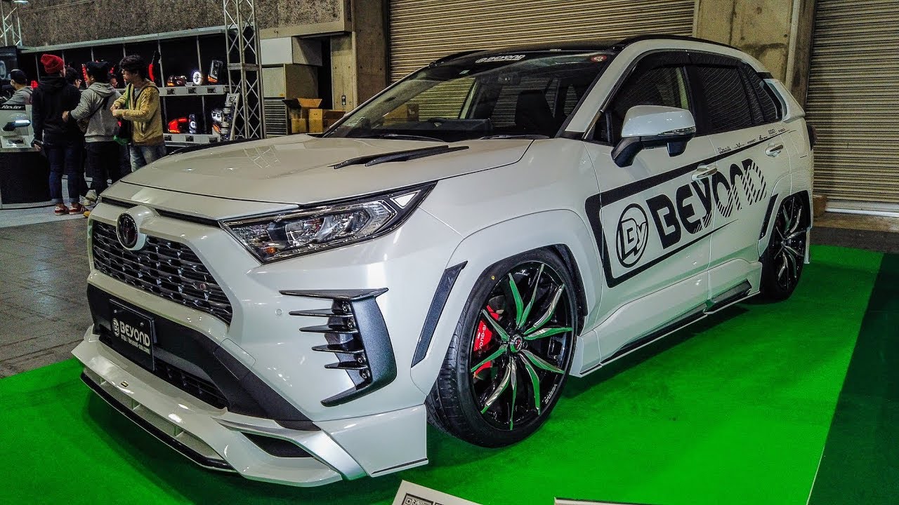 (4K)Beyond TOYOTA RAV4 bodykito ビヨンド ラヴフォー カスタム エアロ - OSAKA AUTO MESSE 2020