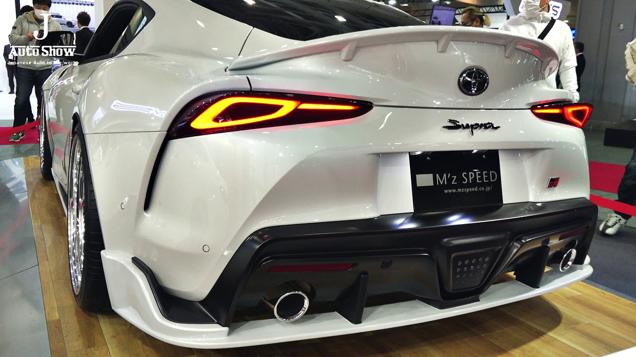 (4K)Mz Speed TOYOTA SUPRA A90 bodykit エムズスピード スープラ エアロ カスタム - OSAKA AUTO MESSE 2020