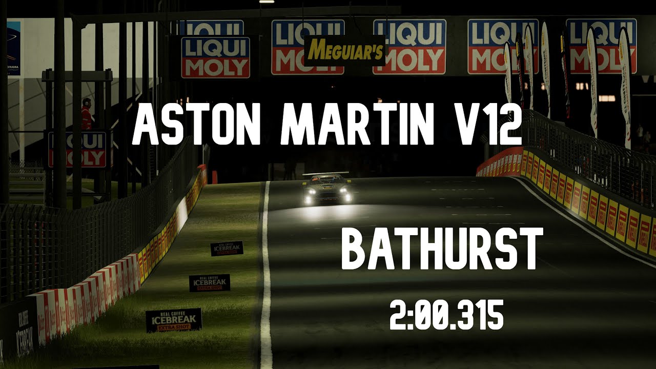 Aston Martin V12 Vantage GT3 at Bathurst (2:00.315) | Assetto Corsa Competizione