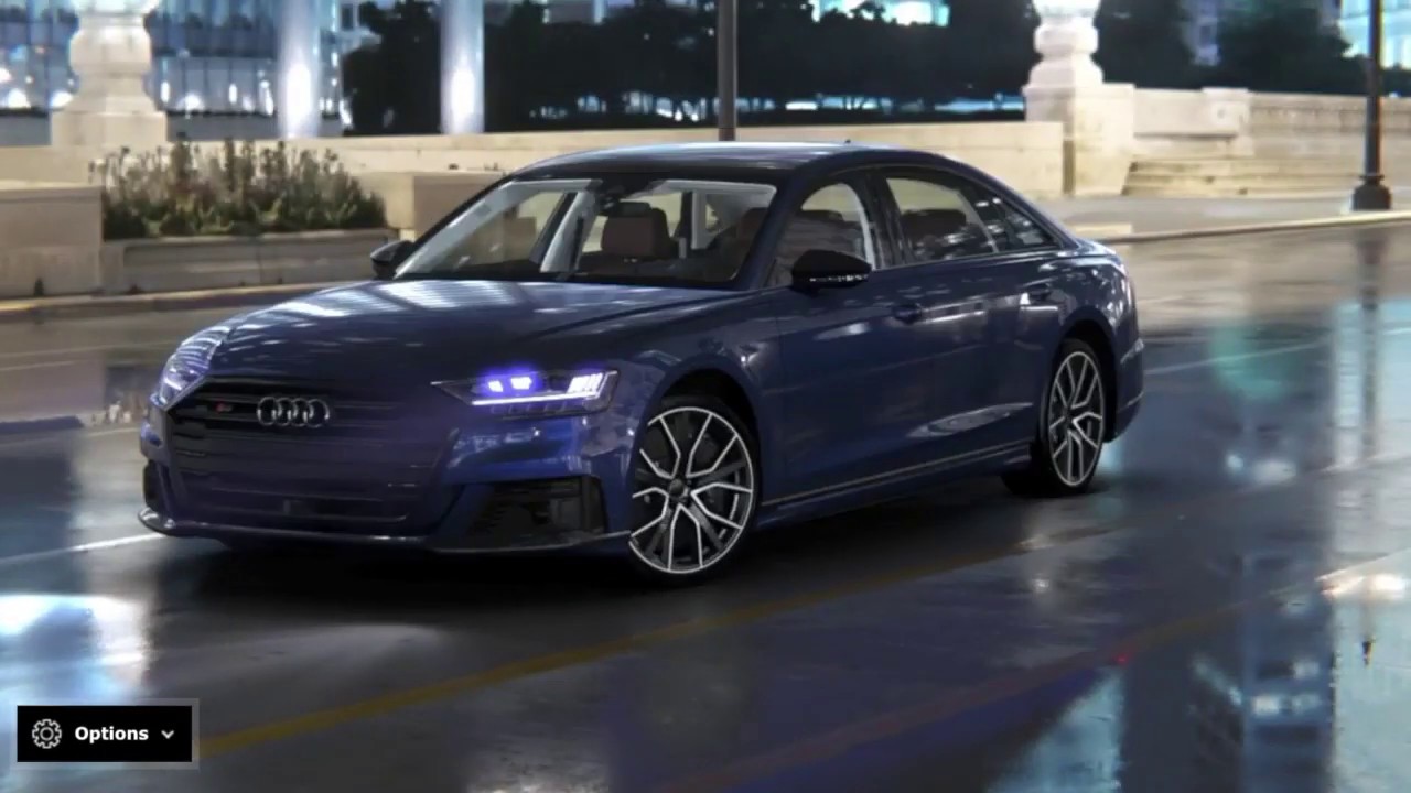 NEW AUDI S8 L TWIN -TURBO V8 2020 Navarra Blue Metallic  Options & Pricing