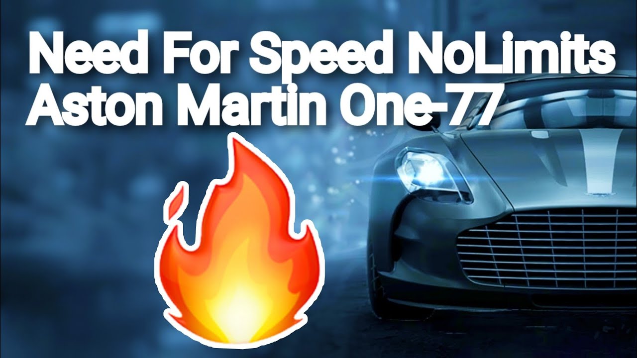 NFS NoLimits ASTON MARTIN ONE-77 60FPS Gameplay!