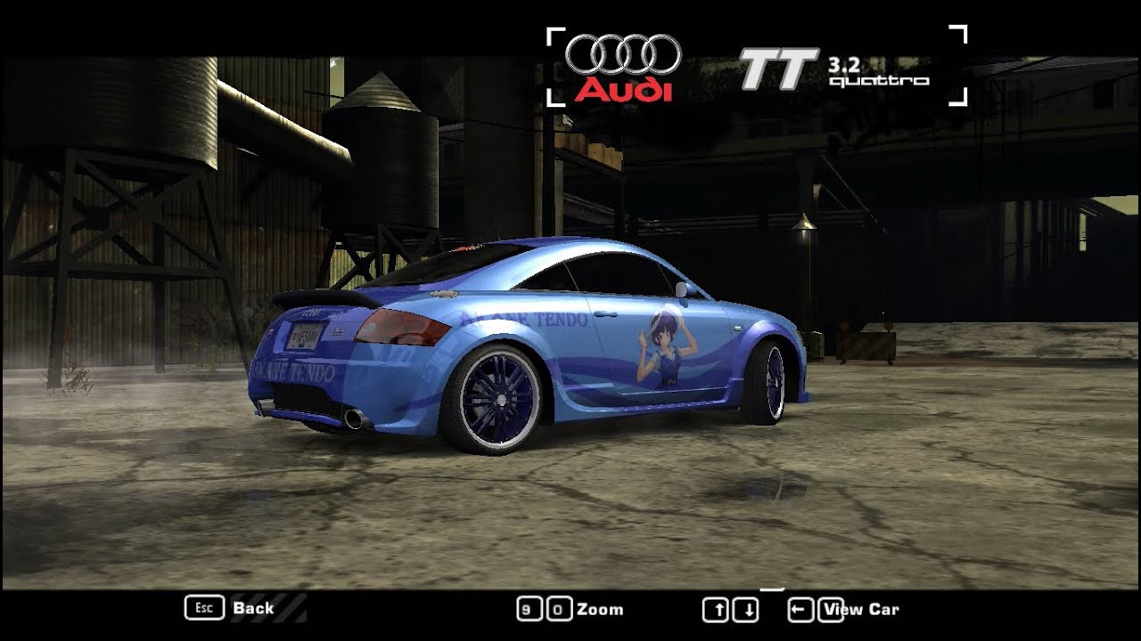 NFSMW 2005: Customization: Audi TT 3.2 Quattro ‘Akane Tendo’ Theme