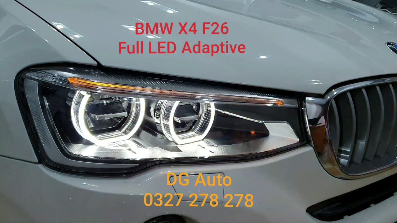 Nâng cấp đèn pha BMW FULL LED Adaptive Chính hãng cho xe X4 F26 2015