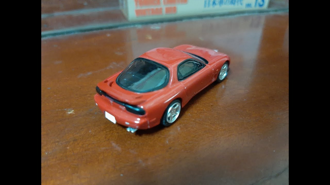 開箱TOMICA TLV-N MAZDA RX-7 RED