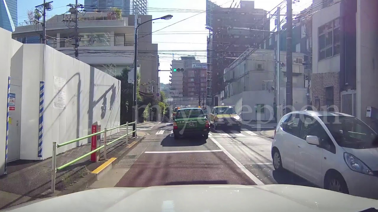 東京無線タクシーの危険なチンピラ逆走運転 ドライブレコーダー映像