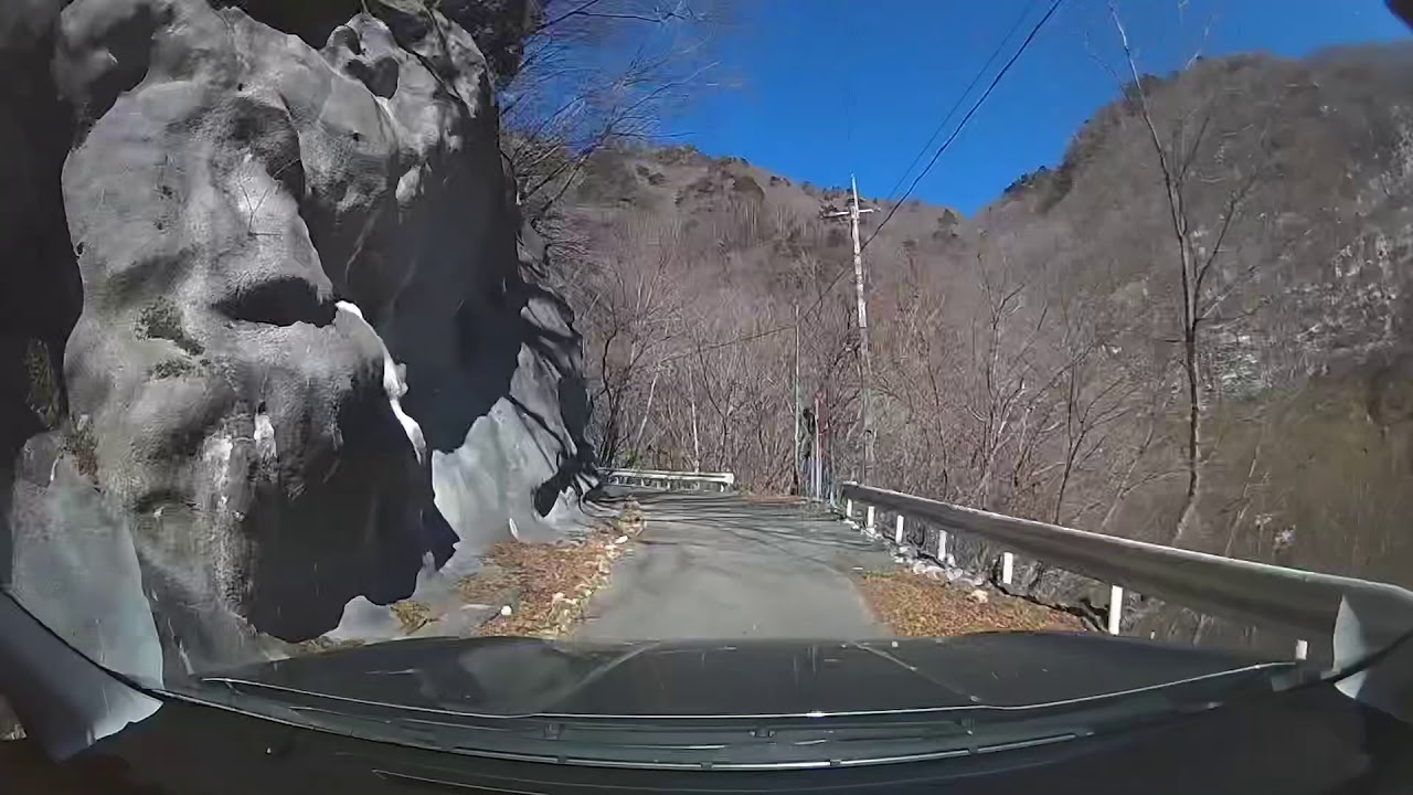 【埼玉県奥秩父でニホンカモシカと遭遇】中津川三峰口停車場線から林道金山志賀坂線 2020年2月【フォレスター SJ5 Subaru Forester】