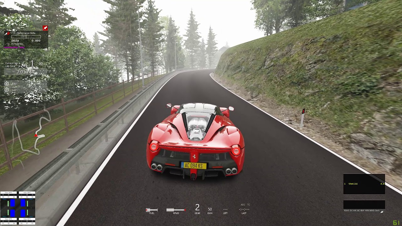 Assetto Corsa | Ferrari LaFerrari | Trento-Bondone Hillclimb | Nvidia GTX 1660 Super