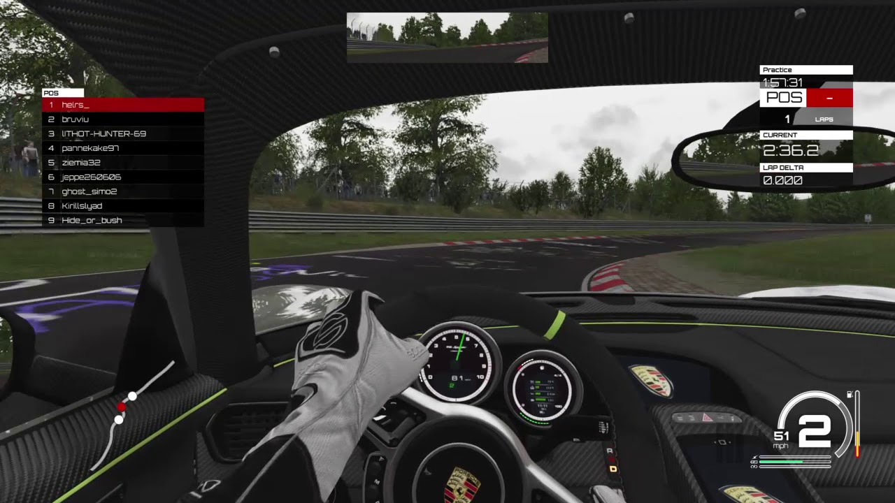 Assetto Corsa I Porsche 918 I Nurburghing + Crash